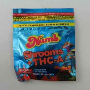 NUMB 500MG VEGAN GUMMIES