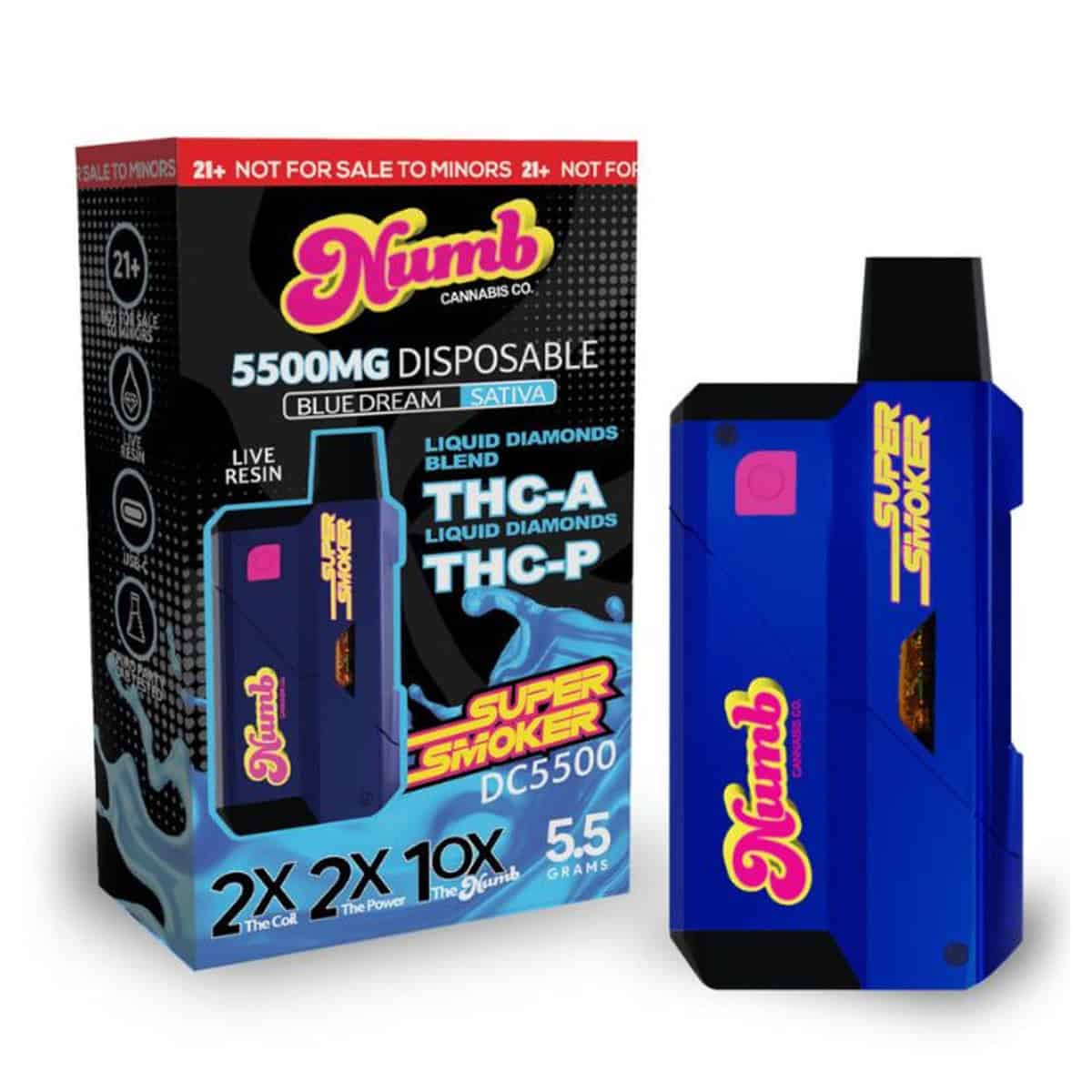 NUMB NORTHERN LIGHTS THCA THCP SHROOMS DISPO 5.5G