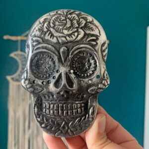 New Age Metal Burner Skull 4in 2PK