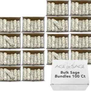 New Age White Sage Mini Bundle 4in 100PK