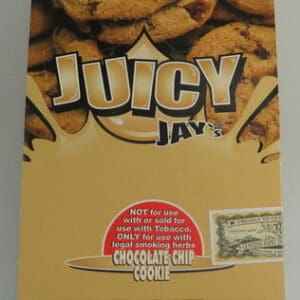 JUICY JAY 1 1/4 PAPERS CHOC CHIP COOKIE BX 24CT