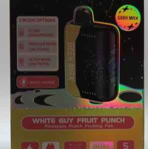 GEEK MAX WHITE GUY FRUIT PUNCH BX 5CT
