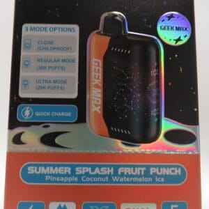 GEEK MAX SUMMER SPLASH FRUIT PUNCH BX 5CT