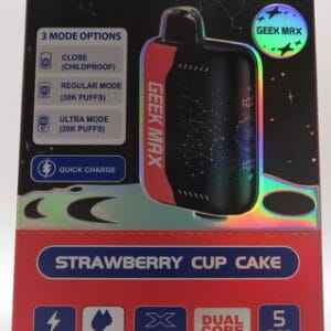 GEEK MAX STRAWBERRY CUP CAKE BX 5CT
