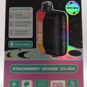 GEEK MAX STRAWBERRY ORANGE COLADA BX 5CT