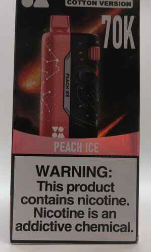 VOOM METEOR 70K PEACH ICE BX 5CT