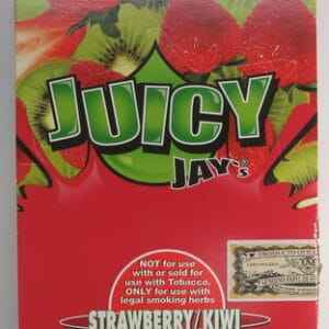 JUICY JAY 1 1/4 PAPERS STRAWBERRY KIWI BX 24CT