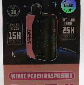 GEEK X EDITION WHITE PEACH RASPBERRY BX 5CT
