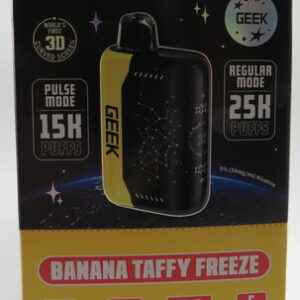 GEEK X EDITION BANANA TAFFY FREEZE BX 5CT