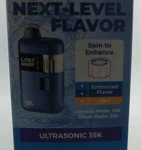 LOST MARY 35K ULTRASONIC BLUE RAZZ ICE BX 5CT