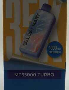 LOST MARY 35K TURBO BLUE RAZZ ICE BX 5CT