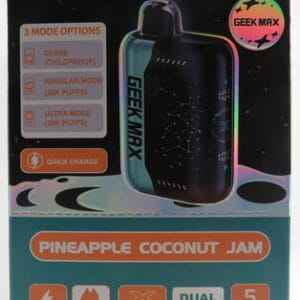 GEEK MAX PINEAPPLE COCONUT JAM BX 5CT