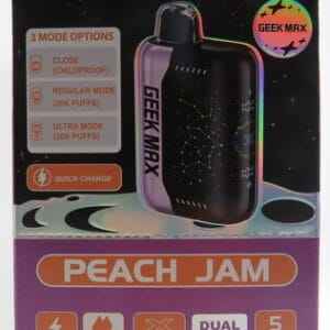 GEEK MAX PEACH JAM BX 5CT
