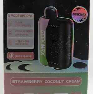 GEEK MAX STRAWBERRY COCONUT CREAM BX 5CT