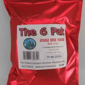 AUSABLE RIVER PT 6 PACK RED 4OZ