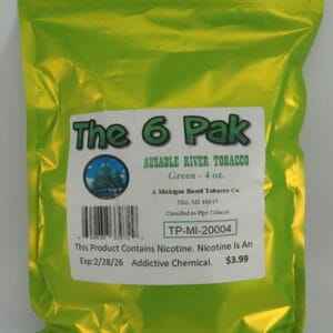 AUSABLE RIVER PT 6 PACK GREEN 4OZ