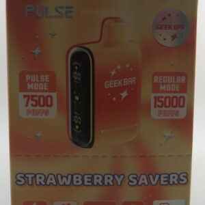 GEEKBAR PULSE STRAWBERRY SAVERS BX 5CT