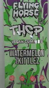 FLYING HORSE GUMMIES VEGAN THCP WATERMELON ZKITTLEZ 5PK
