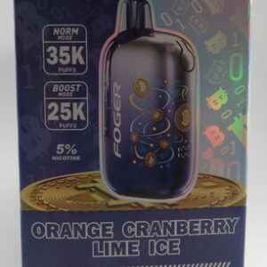 FOGER BIT 35K ORANGE CRANBERRY LIME ICE BX 5CT