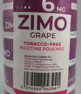 ZIMO POUCHES GRAPE 6MG ROLL 5CT