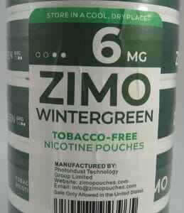 ZIMO POUCHES WINTERGREEN 6MG ROLL 5CT
