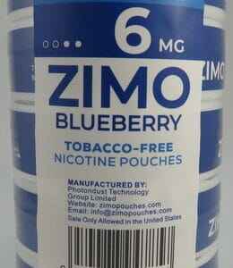 ZIMO POUCHES BLUEBERRY 6MG ROLL 5CT