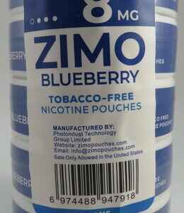 ZIMO POUCHES BLUEBERRY 8MG ROLL 5CT