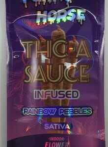 FLYING HORSE SAUCE PREROLL THCA RAINBOW PEBBLES 2GM 3PK