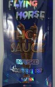 FLYING HORSE SAUCE PREROLL THCA PINEAPPLE POT 2GM 2PK