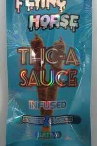 FLYING HORSE SAUCE PREROLL THCA SWEET JUSTICE 2GM 2PK