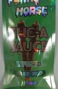 FLYING HORSE SAUCE PREROLL THCA PEACH PUFF 2GM 2PK