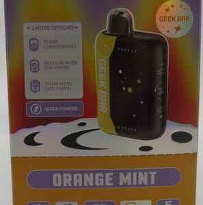 GEEKBAR PULSE X ORANGE MINT BX 5CT