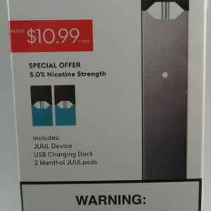 JUUL KIT WITH 2PK MENTHOL 5.0% PP$10.99