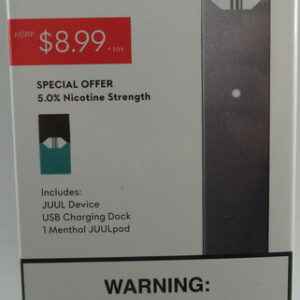 JUUL KIT WITH 1PK MENTHOL 5.0% PP$8.99