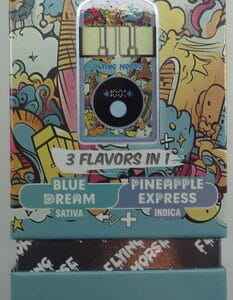 FLYING HORSE STONER THC9+THCP+THC8 BLUE+PINEAPPLE 9GM