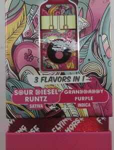 FLYING HORSE STONER THC9+THCP+THC8 SOUR+GRANDADDY 9GM