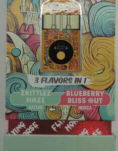 FLYING HORSE STONER THC9+THCP+THC8 ZKITTLEZ+BLUEBERRY 9GM