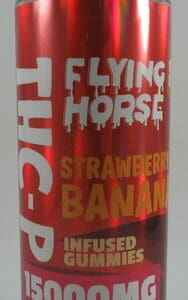 FLYING HORSE THCP GUMMIES STRAWBERRY BANANA 15000MG