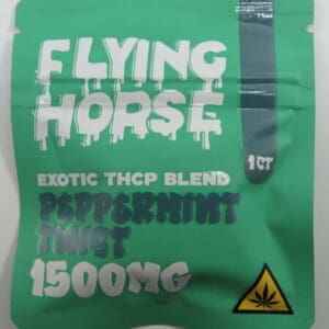 FLYING HORSE GUMMY EXOTIC THCP PEPPERMINT 1PK 1500MG