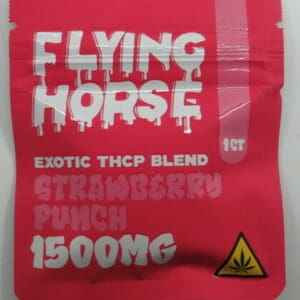 FLYING HORSE GUMMY EXOTIC THCP STRAWBERRY 1PK 1500MG