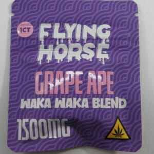 FLYING HORSE GUMMY WAKA D8 GRAPE APE 1PK 1500MG