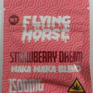 FLYING HORSE GUMMY WAKA D8 STRAWBERRY DREAM 1PK 1500MG