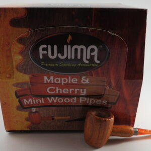 FUJIMA MINI MAPLE & CHERRY WOODEN PIPE WP36 BX 36CT