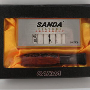 SANDA ROSEWOOD CIGARETTE HOLDER W/10 FILTERS SD907