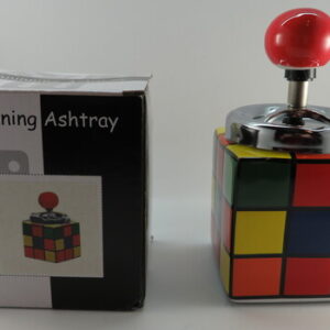 FUJIMA CERAMIC MAGIC CUBE SPINNING ASHTRAY A72