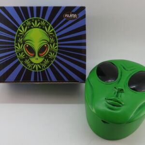 FUJIMA 5IN GREEN ALIEN COVERED ASHTRAY LTC20