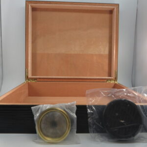 LUCIENNE HUMIDOR ZEBRA PVC VENEER 12-SLOT BE38