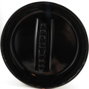 FUJIMA 7IN BLACK MELAMINE ASHTRAY PA12