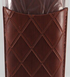 OVOLENX 7IN LEATHER BROWN CASE & CUTTER XC354