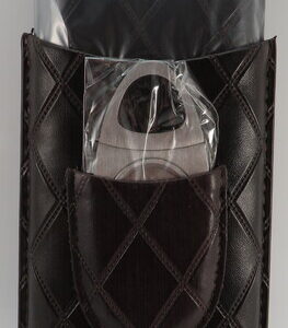 OVOLENX 7IN VEGAN LEATHER BROWN CASE CUTTER XC355